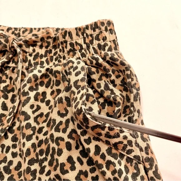 SIENNA SKY Leopard Print Wide Leg  Palazzo Pants Size Medium Casual Elastic - Picture 5 of 13